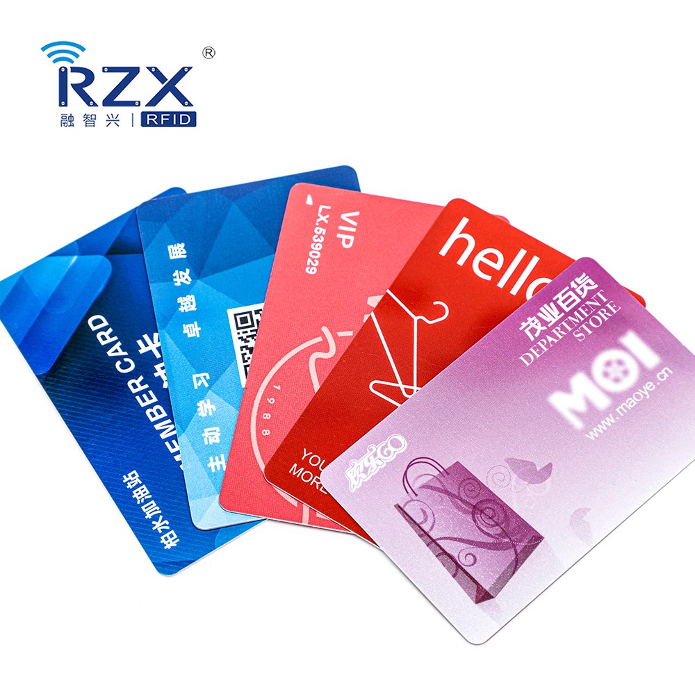 Custom Printing Plastic PVC Contactless NFC Card NTAG 215 RFID Card offset printing Business Card