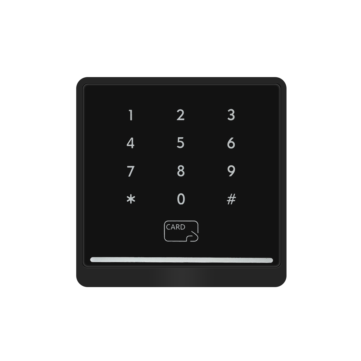 RFID Dual Frequency 125KHz+13.56MHz Keypad Access Control Card Reader With PIN For Access Control System