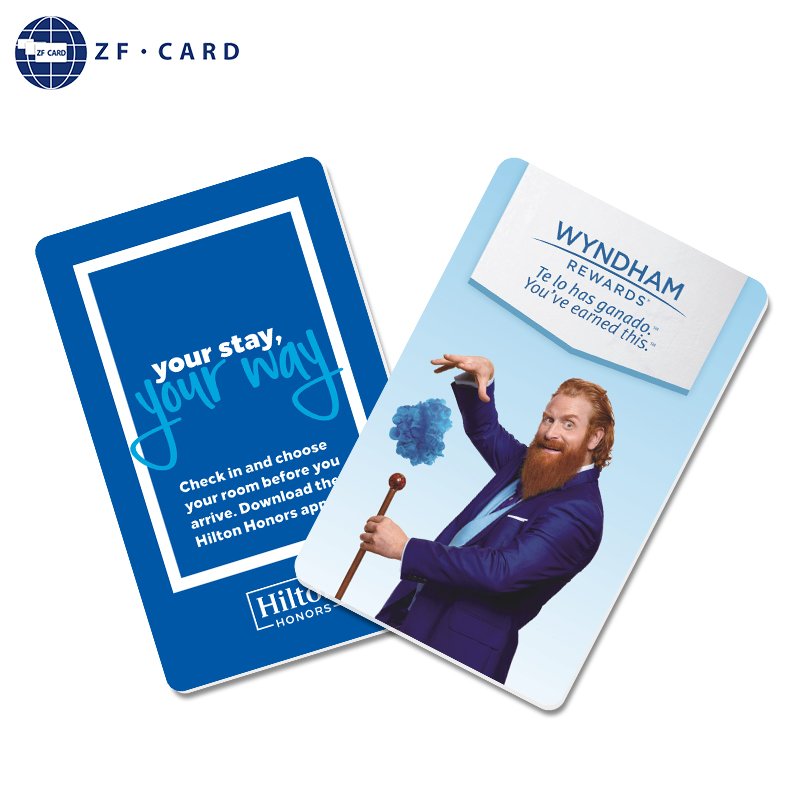 MIFARE(R) Classic 1K contactless IC Chip Hotel Rfid Key Card For Access Control