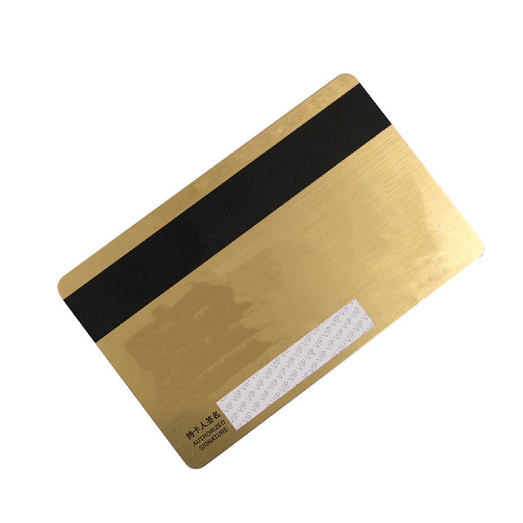 Custom Smart Matte Gold Metal Business Card Blank With Nfc Access Control Cards Nfc Visit Card