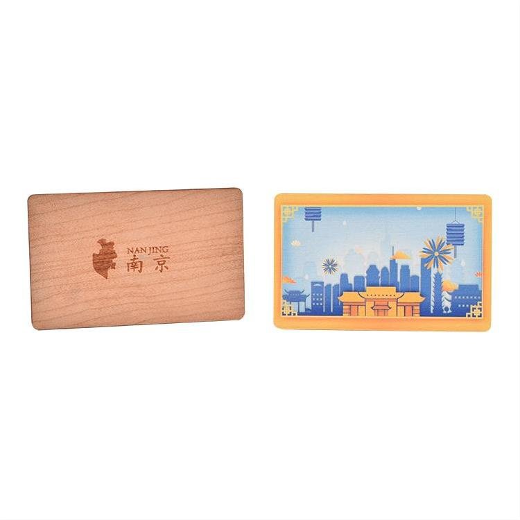EXW Custom, Engraving, Printing walnut Material Custom Wooden Business Card