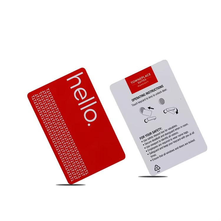 custom Youtube NFC card pvc Social Media RFID NFC Business Google Review Card Hotel key room card
