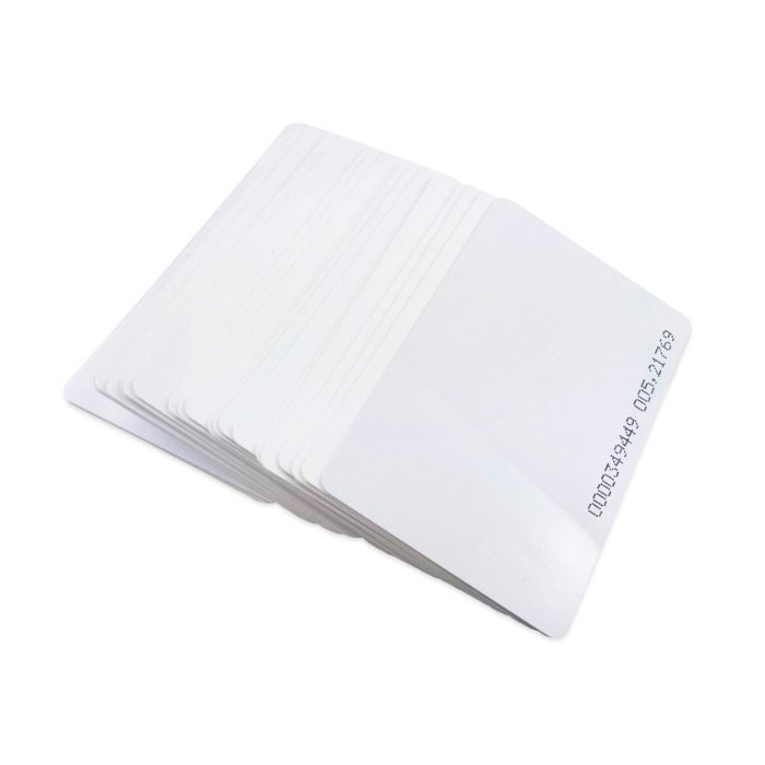 Custom White Blank 125 KHz Contactless ID Smart Card RFID Access Control Card for Hotel