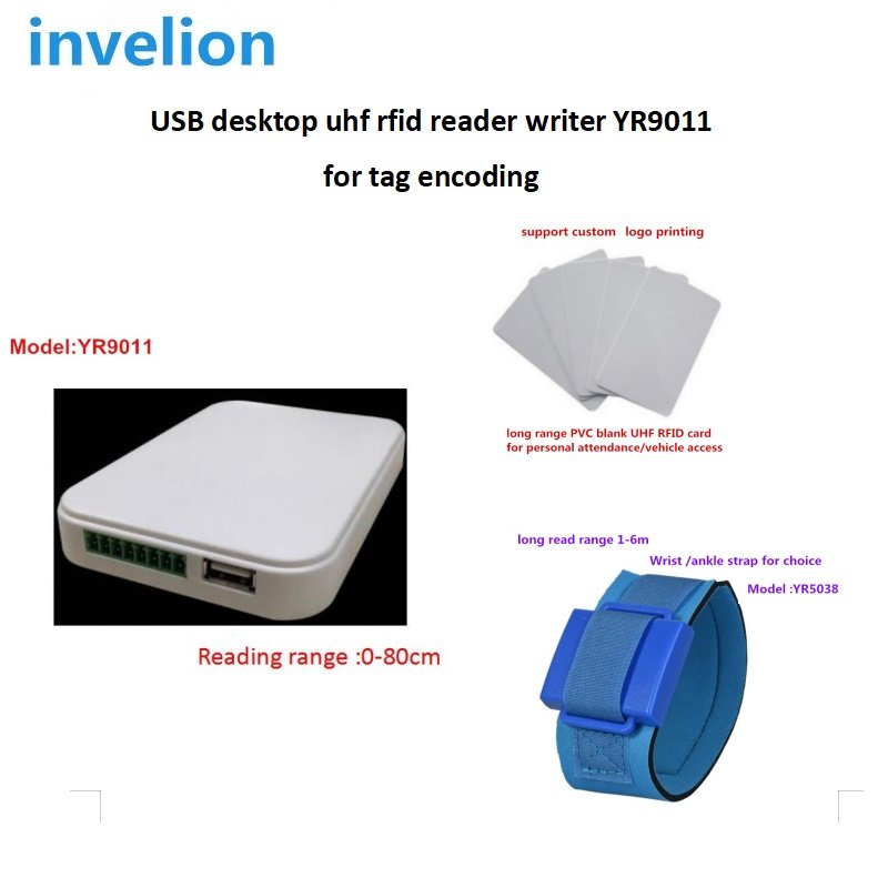 865~868Mhz 902-928MHZ usb reader writer uhf rfid for personal access control system touch reading with sample card