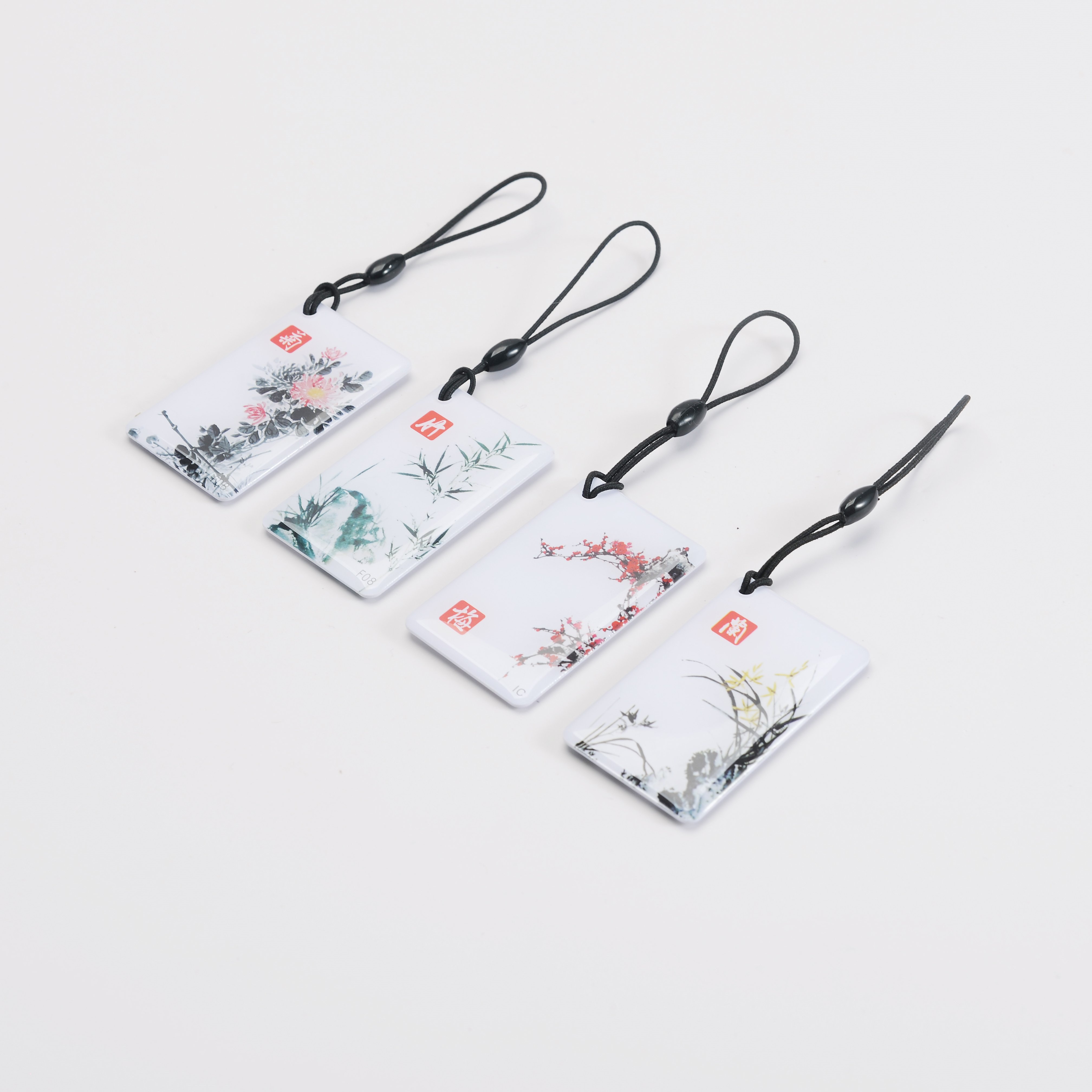 YTS new social Programmable smart epoxy tag keychain smart NFC rfid access control cards