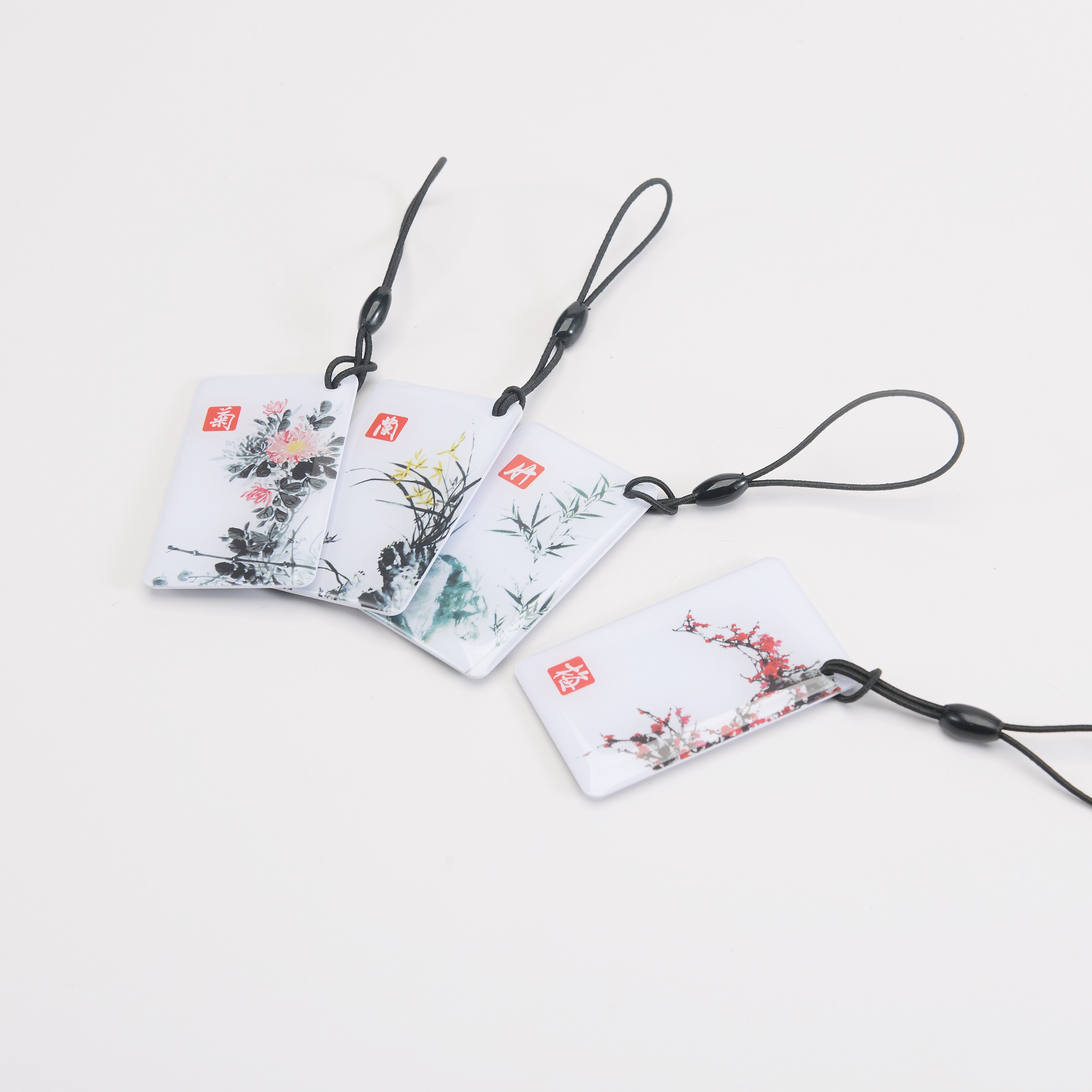 YTS new social Programmable smart epoxy tag keychain smart NFC rfid access control cards