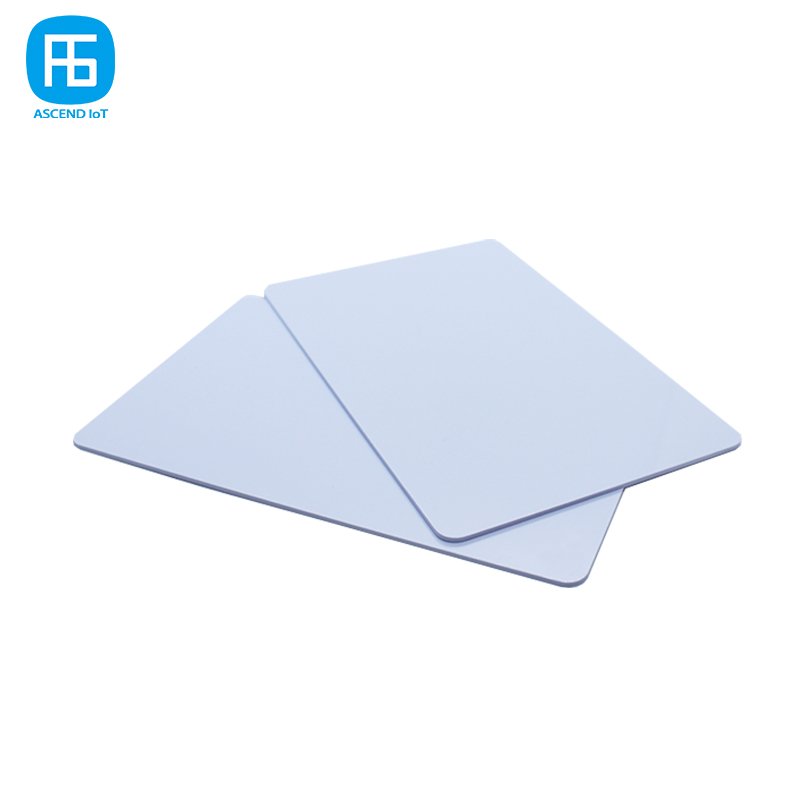 LF HF UHF PVC RFID Blank Card 9662 Contactless White Card NFC Access Control System Membership Management