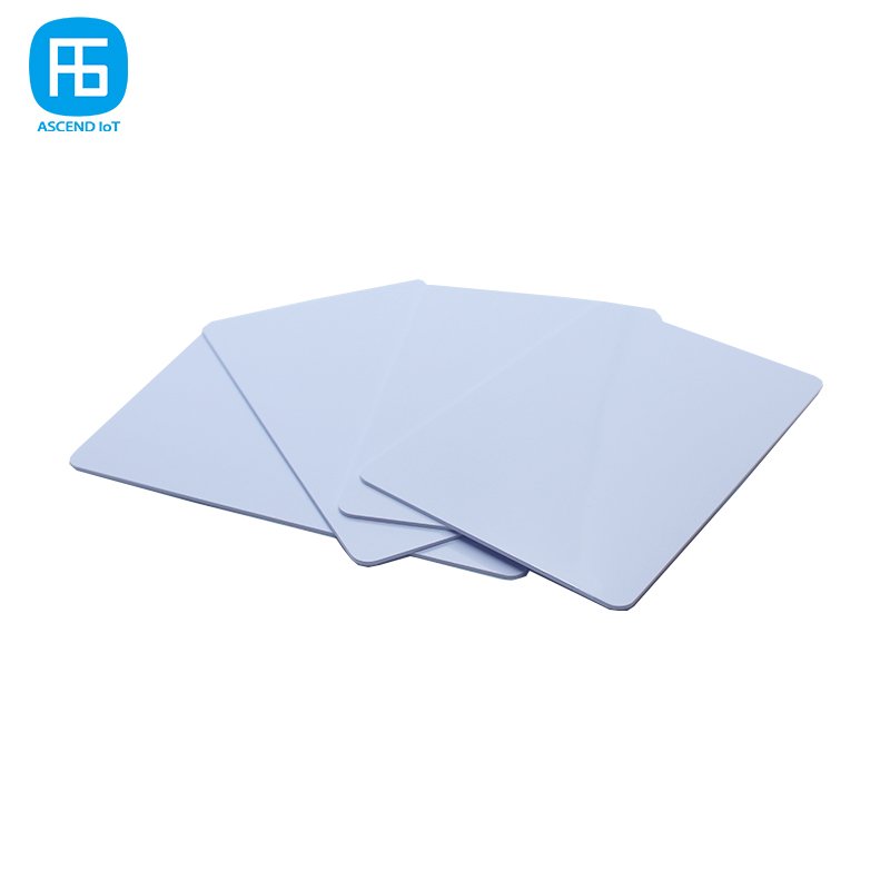 LF HF UHF PVC RFID Blank Card 9662 Contactless White Card NFC Access Control System Membership Management