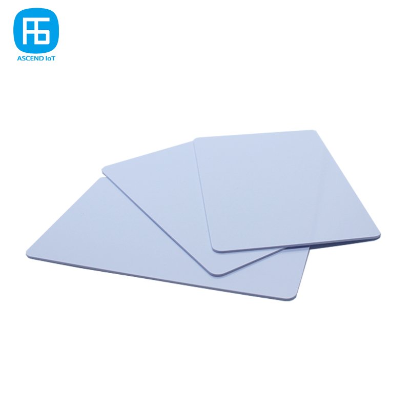 LF HF UHF PVC RFID Blank Card 9662 Contactless White Card NFC Access Control System Membership Management