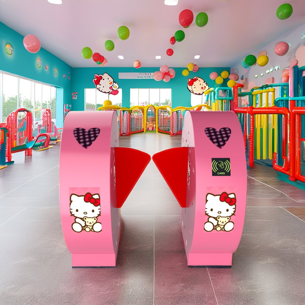 Access control system turnstile Electric Swing Gate face recognition system Swing turnstile Gate For Transit Stations
