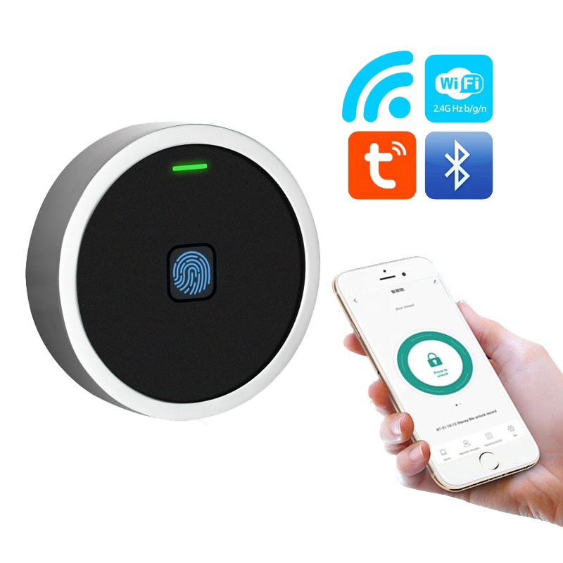 Secukey Cheap SF7-BT Waterproof Smart Bluetooth Tuya app Access Control Standalone Biometric Fingerprint 125KHz Card RFID Reader