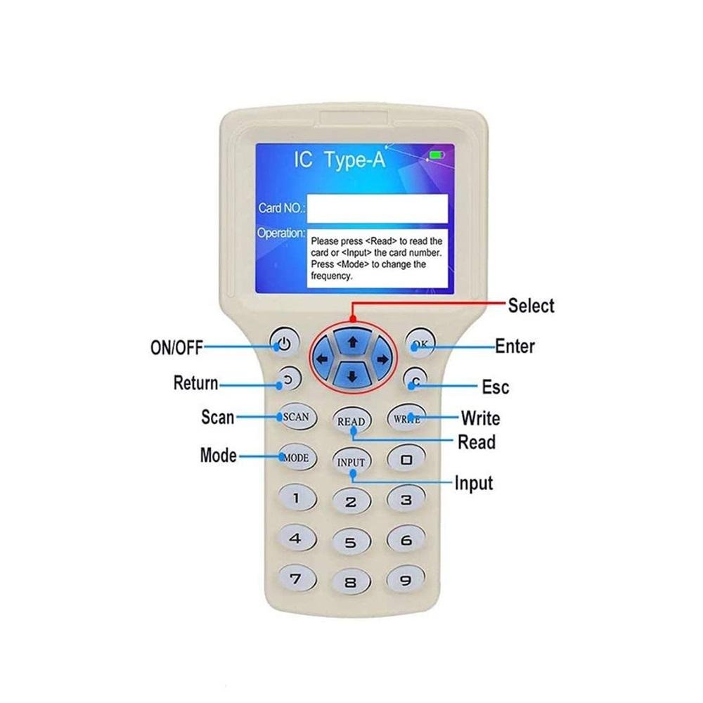 Goldbridge RFID and 13.56mhz card duplicator machine