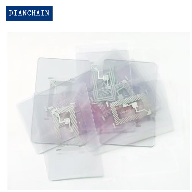Custom Printing 13.56MHz Programmable Clear NFC Business Card Plastic Transparent Card For Access Control