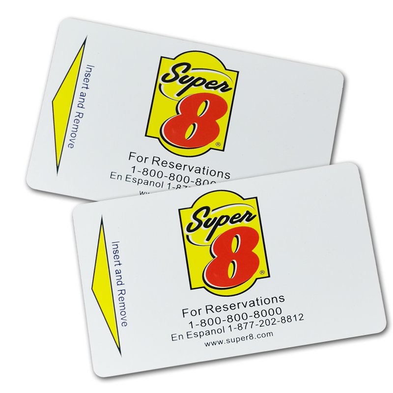 Custom artwork printing plastic PVC Kaba Salto Saflok Onity RFID hotel key cards
