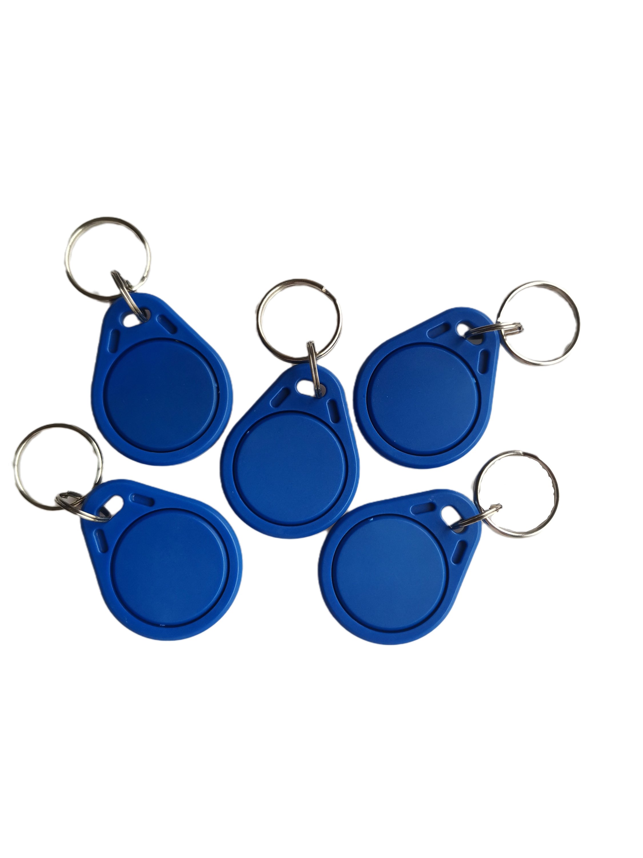 125KHz A4032H RFID Proximity Rewritable ID Token Door Access Key Tag Fob blue key buckle