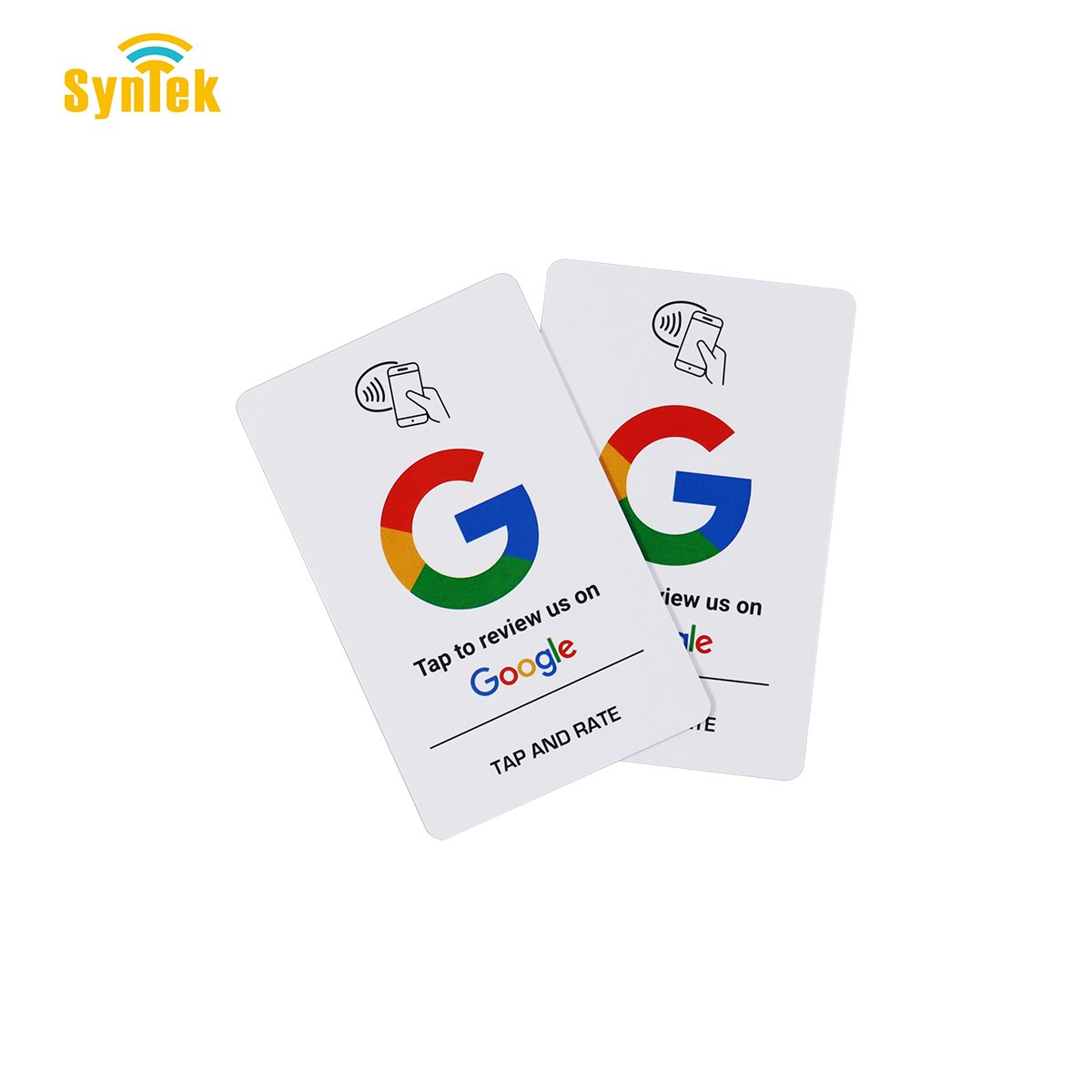 13.56mhz PVC NFC Contactless Google Review Smart Card