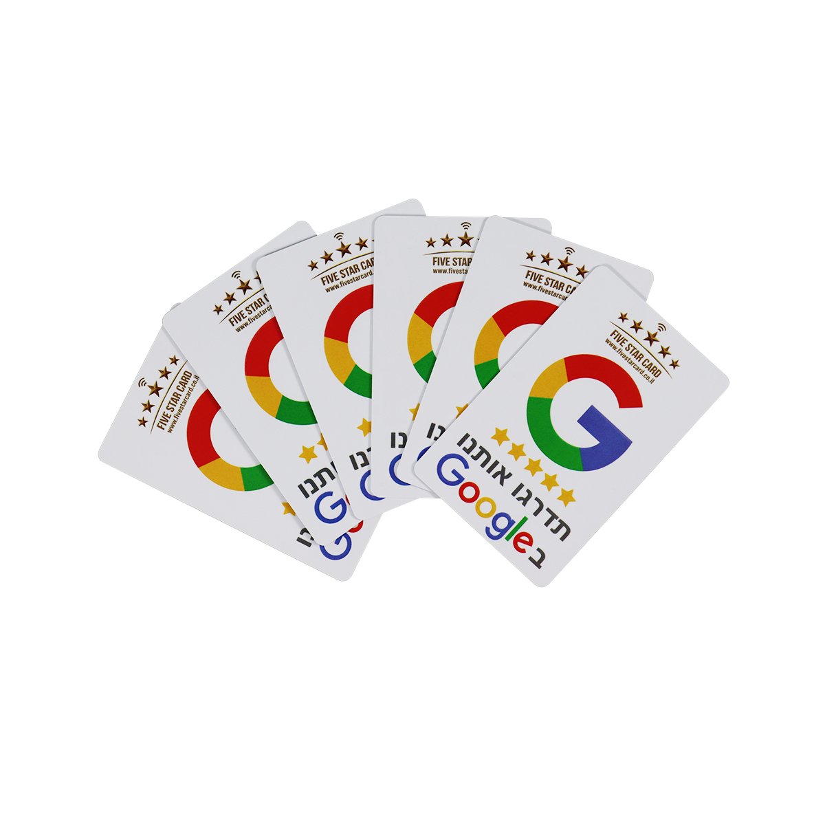 13.56mhz PVC NFC Contactless Google Review Smart Card