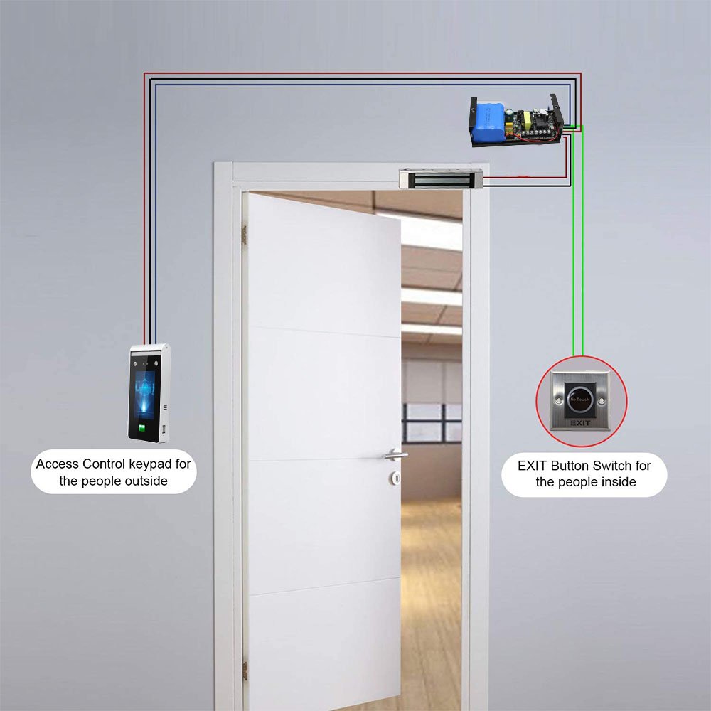 Attendance access Control System Face Recognition for Office,workshop,Apartment and Residential Door