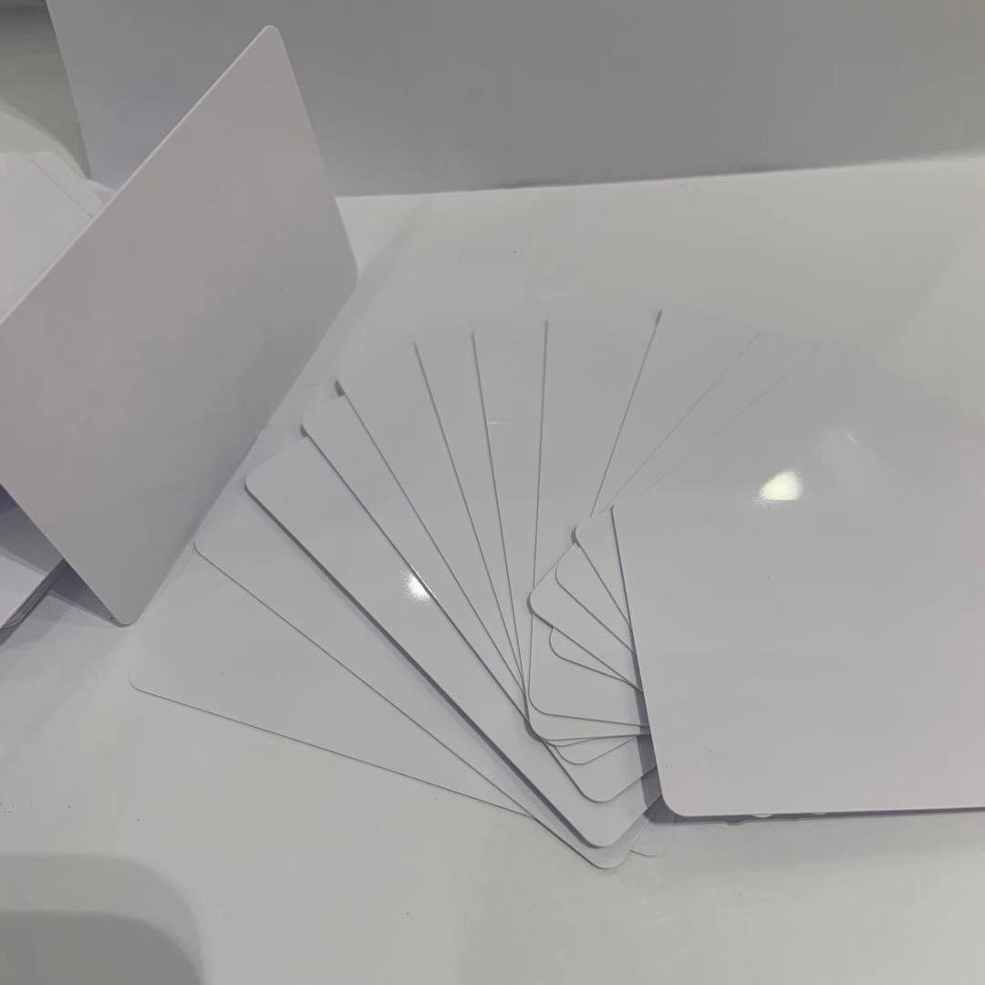RFID PVC card 213 215 13.56 mhz smart chip blank black transparent Inkjet printable blank nfc card for business hotel door lock