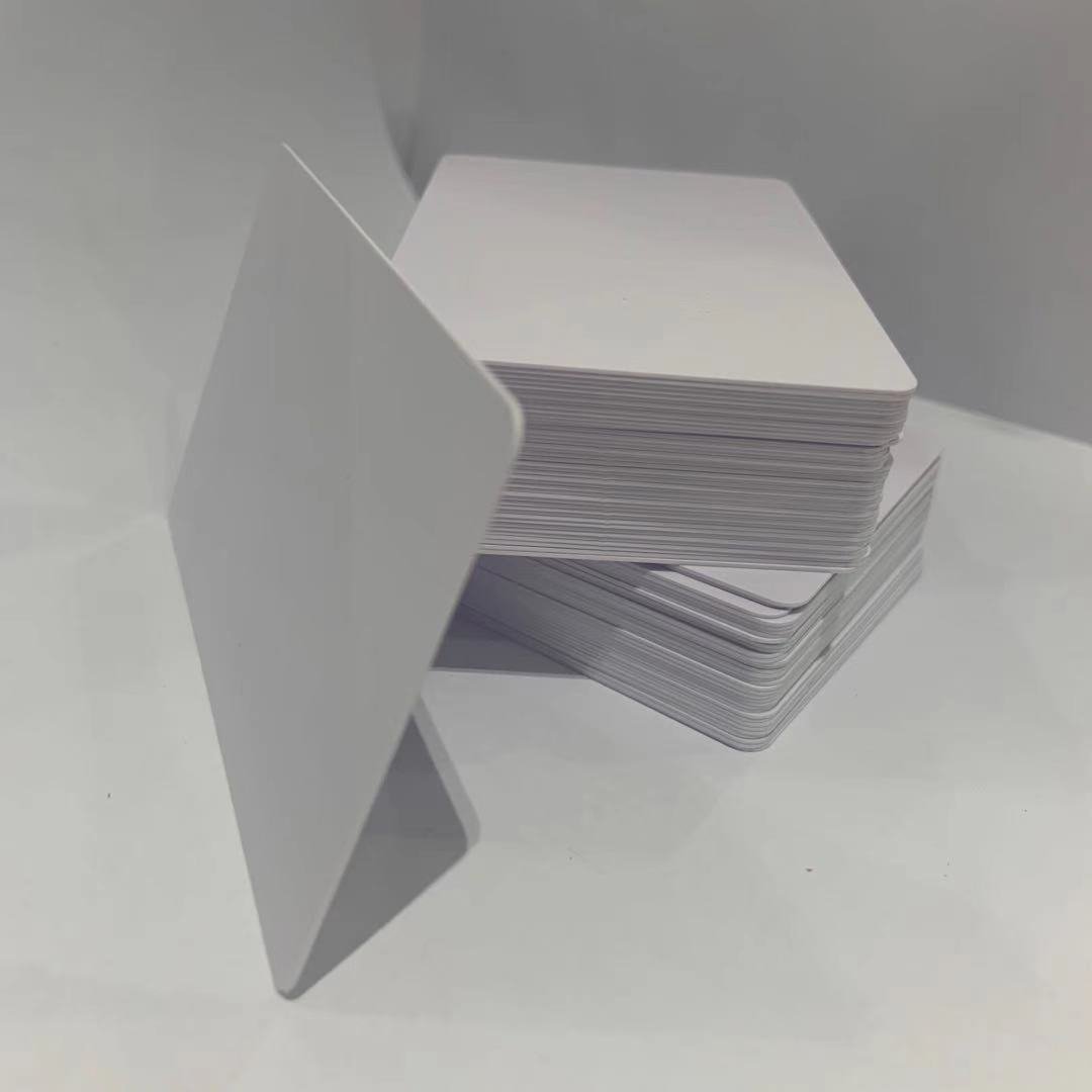 RFID PVC card 213 215 13.56 mhz smart chip blank black transparent Inkjet printable blank nfc card for business hotel door lock