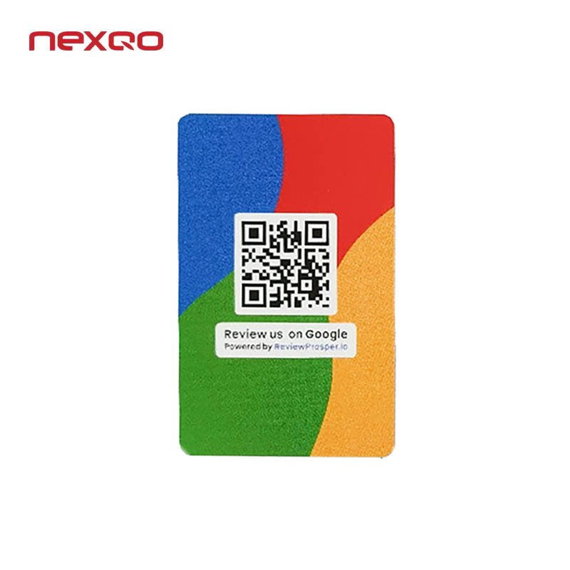 NTAG213/215/216 NFC Card With QR Code Business Review Google PVC Cards for Reviews Us On Google