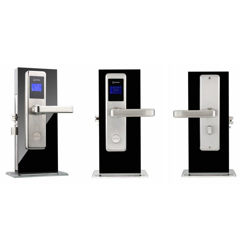 Hotel RFID Lock Security waterproof and stainless hotel lock with fine handle-durable quality