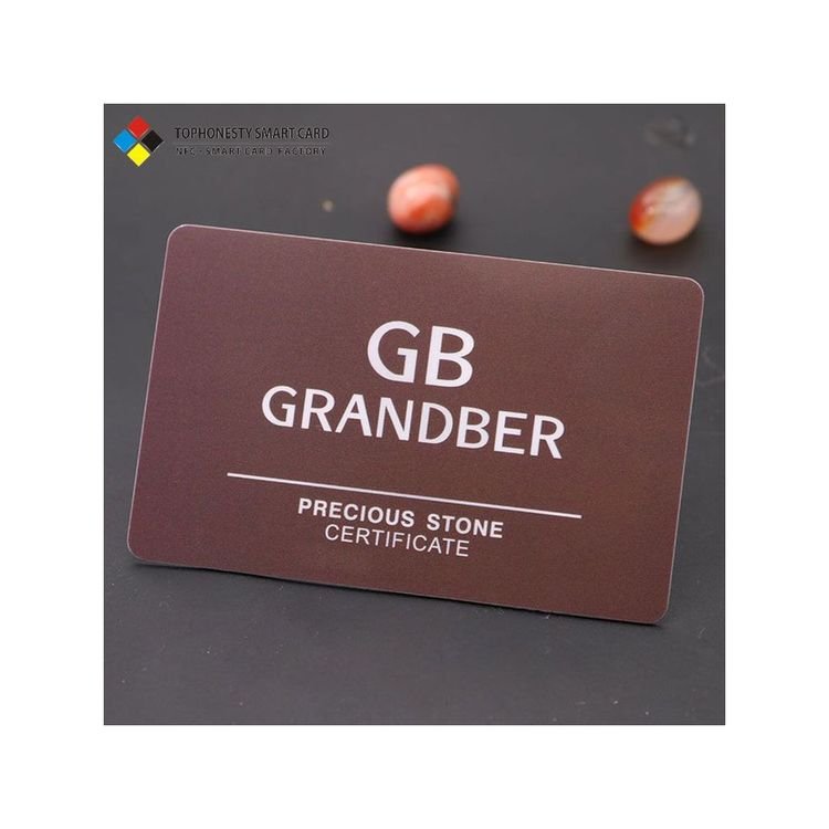 Reasonable Price Customizable NFC card Eco-friendly Card smart PETG RFID card