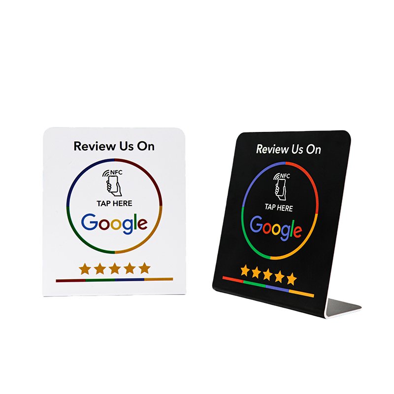 Nfc Google Review Qr Code Nfc Chip Stand Custom Nfc Stand Google Review Ntag215 Ntag216 Chip