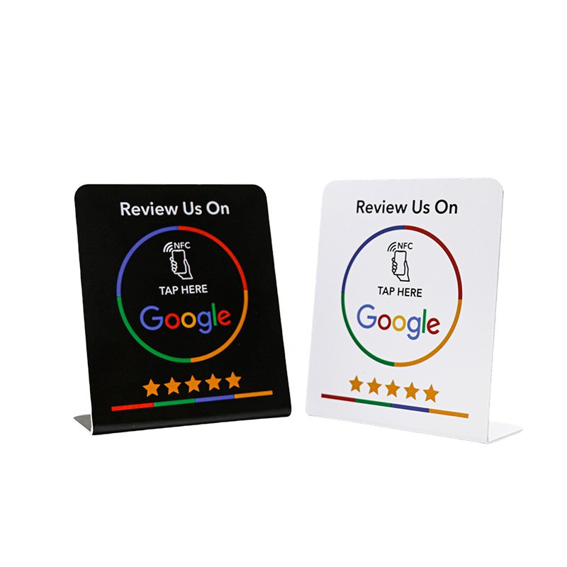 Nfc Google Review Qr Code Nfc Chip Stand Custom Nfc Stand Google Review Ntag215 Ntag216 Chip