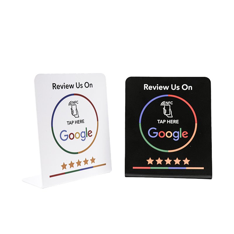 Nfc Google Review Qr Code Nfc Chip Stand Custom Nfc Stand Google Review Ntag215 Ntag216 Chip