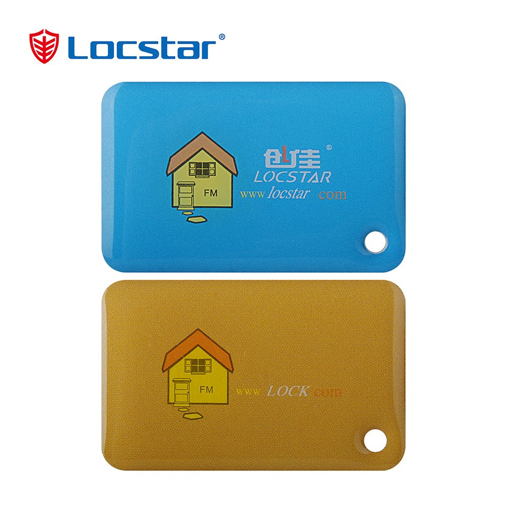 Locstar Brand New Key Blank Check Choice Door Sleeve Pvc Mf 1K/4K Access Control Rfid Card For Hotel