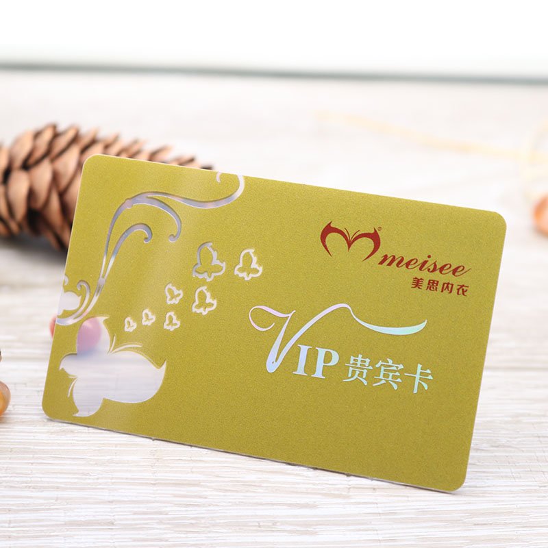 Customized logo PVC NFC number Cards Sticker metal credit cards for laser engraving membership card