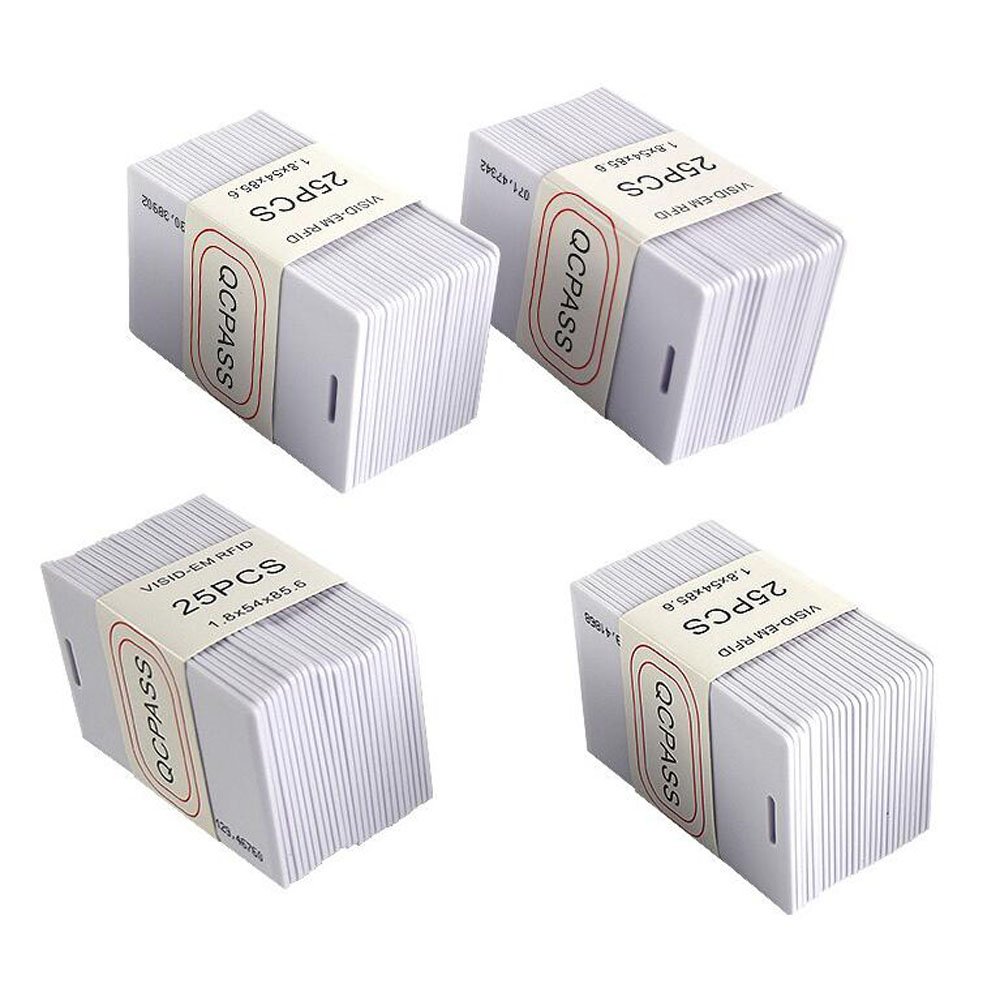 25pcs/lot 125KHz rfid Writable Cards EMT5577 Rewrite Proximity Thick Card rewritable for Access Control System