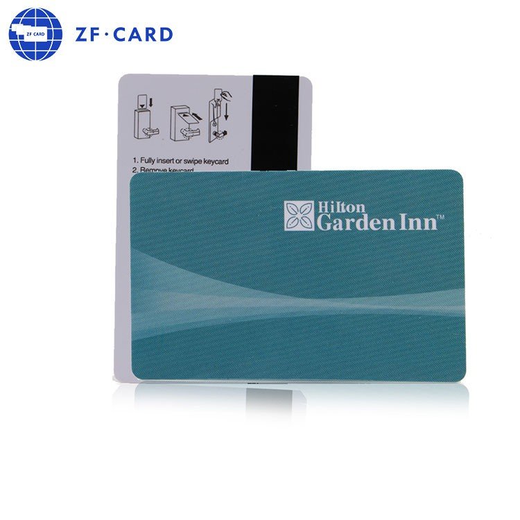 High-End 4C Printing Rfid EM TK4100 magnetic stripe card encoding 3 tracks
