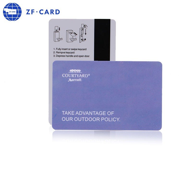 High-End 4C Printing Rfid EM TK4100 magnetic stripe card encoding 3 tracks