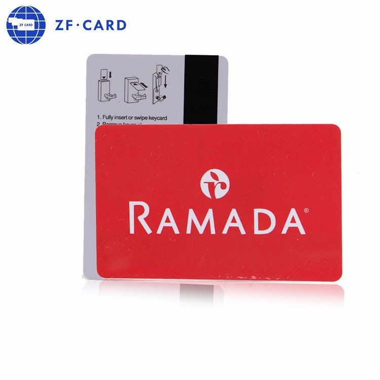 High-End 4C Printing Rfid EM TK4100 magnetic stripe card encoding 3 tracks