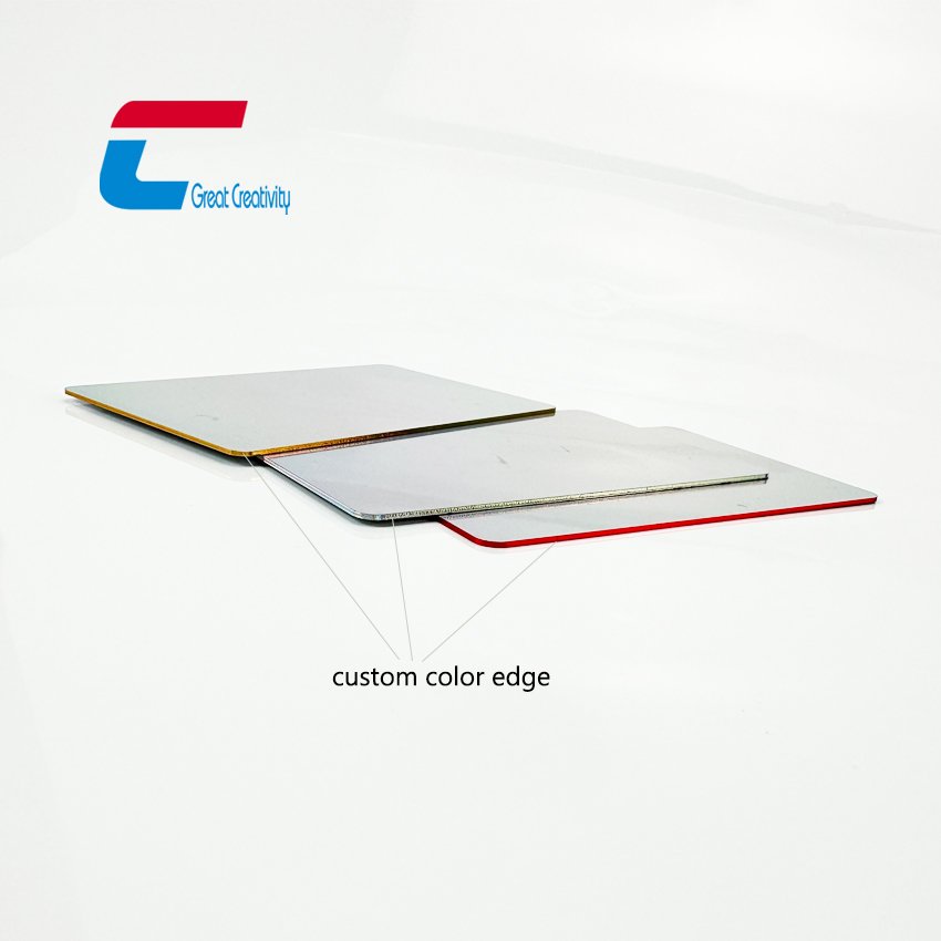 New Arrival Custom Color Edge RFID Business Cards NTAG 213 NTAG 216 Hologram NFC Card
