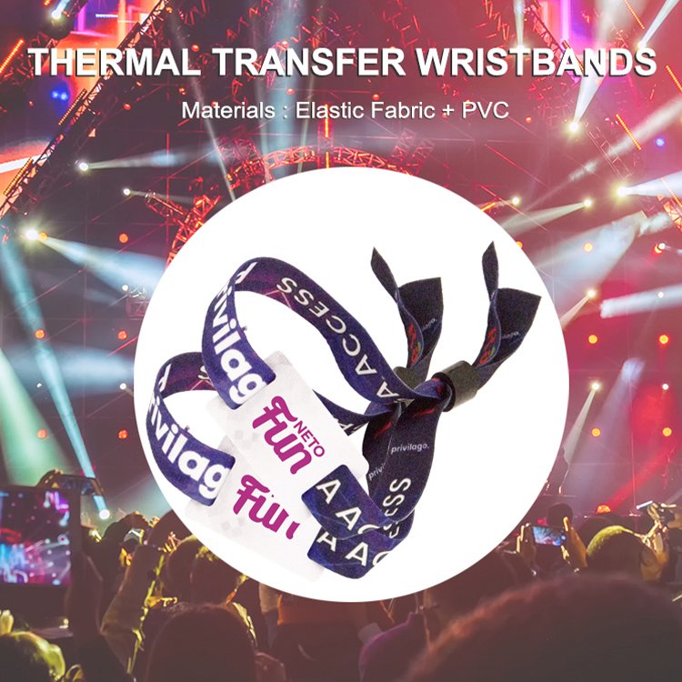 Disposable wristband rfid frequency 960 wristband rfid 125 rfid card with polyester wristband