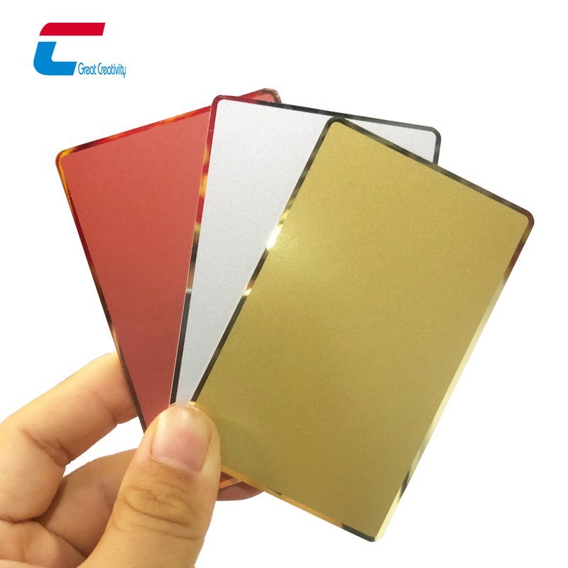Factory Direct Customized Smart Business NFC Metal Card Black Silver Rose Gold Metal Card with NFC Chip