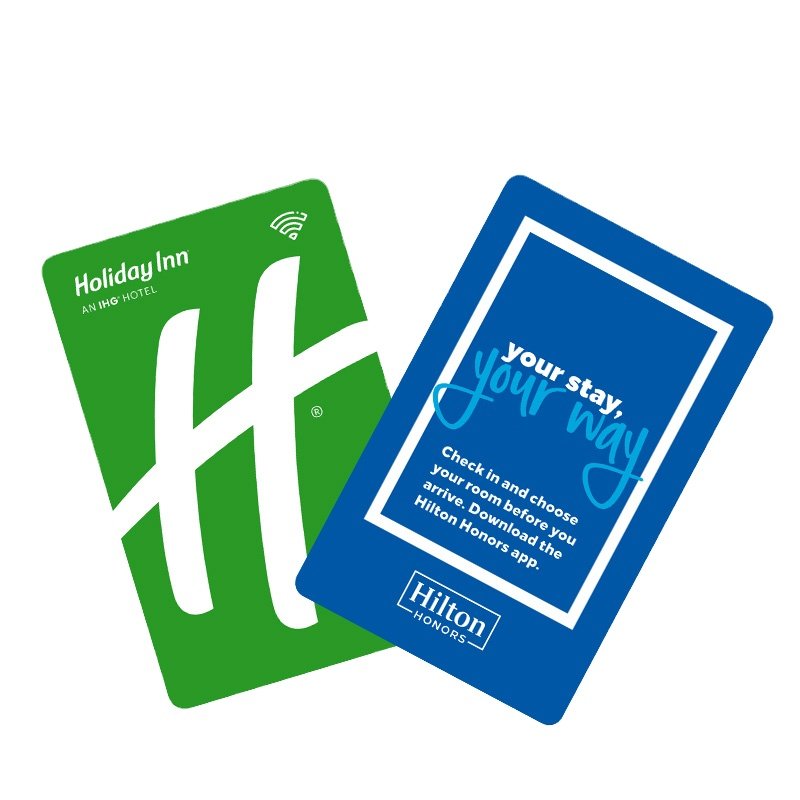 KABA/Saflok/Onity/Betech/Salto Custom printing 13.56MHz rfid hotel key card