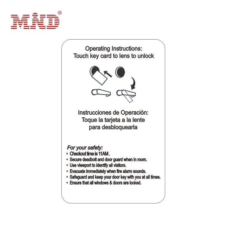 13.56MHz Rfid hotel key card for rfid keycard lock KABA/Saflok/Betech/Salto