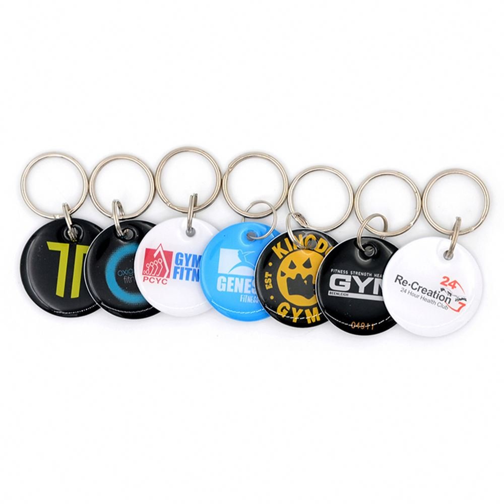 13.56Mhz IC Card NFC Epoxy Tag RFID Access Control Keychain 125Khz RFID Tags RFID Smart Card