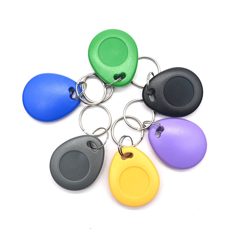 Waterproof RFID Key Fob125KHz NFC Tags Keyfob Rewritable Proximity RFID Card Key Fobs for Access Control