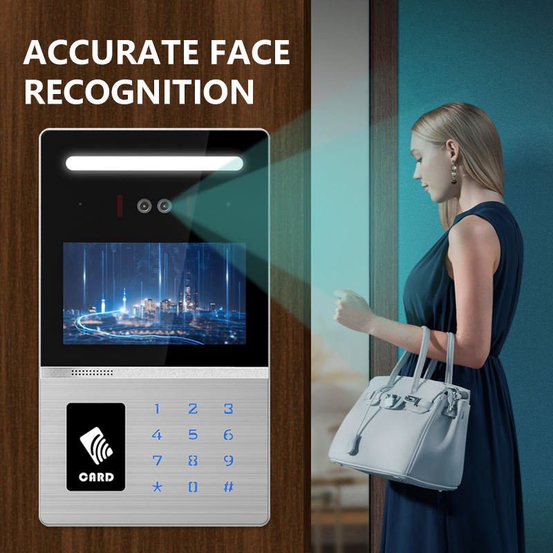 Smart ring Door phone security TCP IP video doorbell ID IC card building intercom system intercom telephone systems for hotel