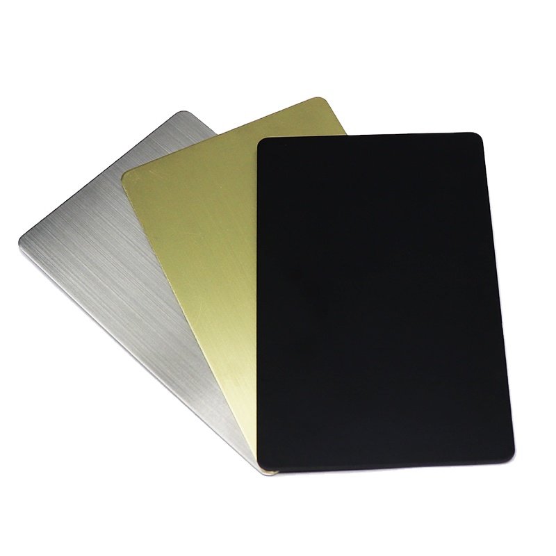 NFC Product Ntag213 Access Control Card Writable Metal RFID Card Printable Metal NFC Business Card