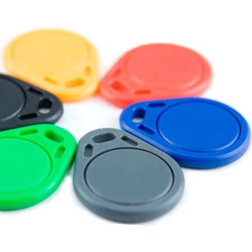 Community access card RFID Key Chain with PVC Material 13.56MHz Frequency for Door Lock Access and Key Tagging