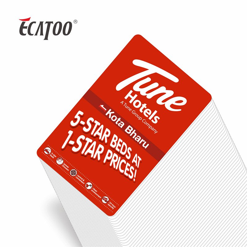 china factory customize PVC RFID card hotel key card for security