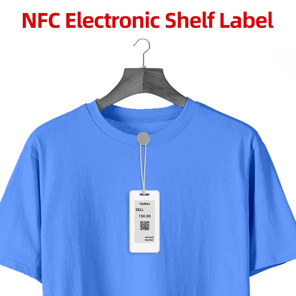 Factory Sales Wireless NFC Tag No Battery E-Paper ID Card for School Student ID,Office Messenger Card,E-Name Business Card