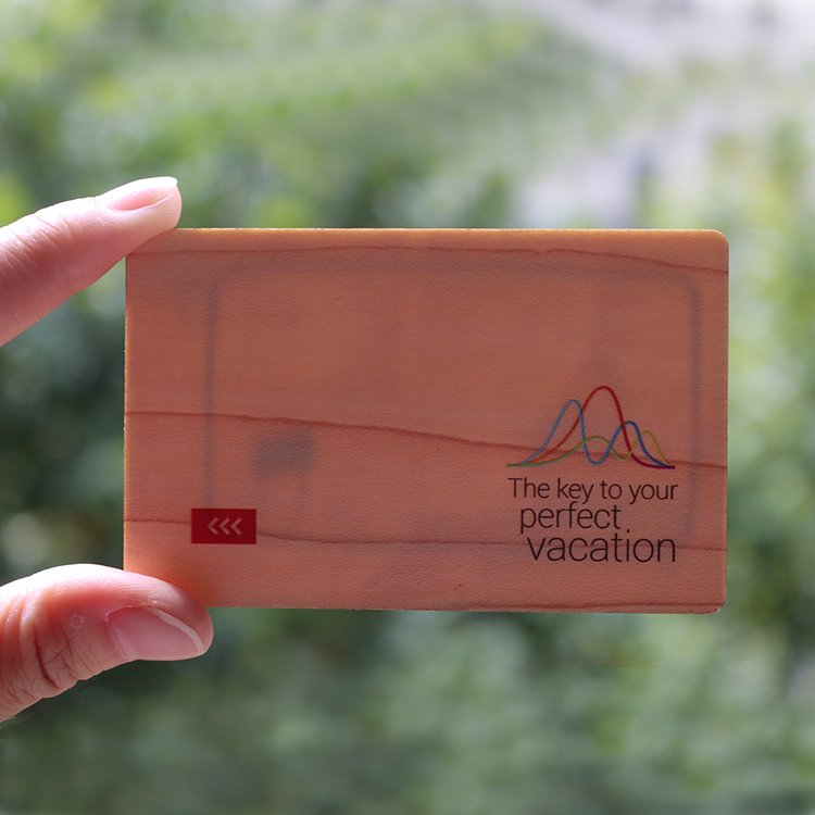 Personalized Wood Business cards With QR Code NFC Smart Business Cards With Chip Encoding/Website/Digital information