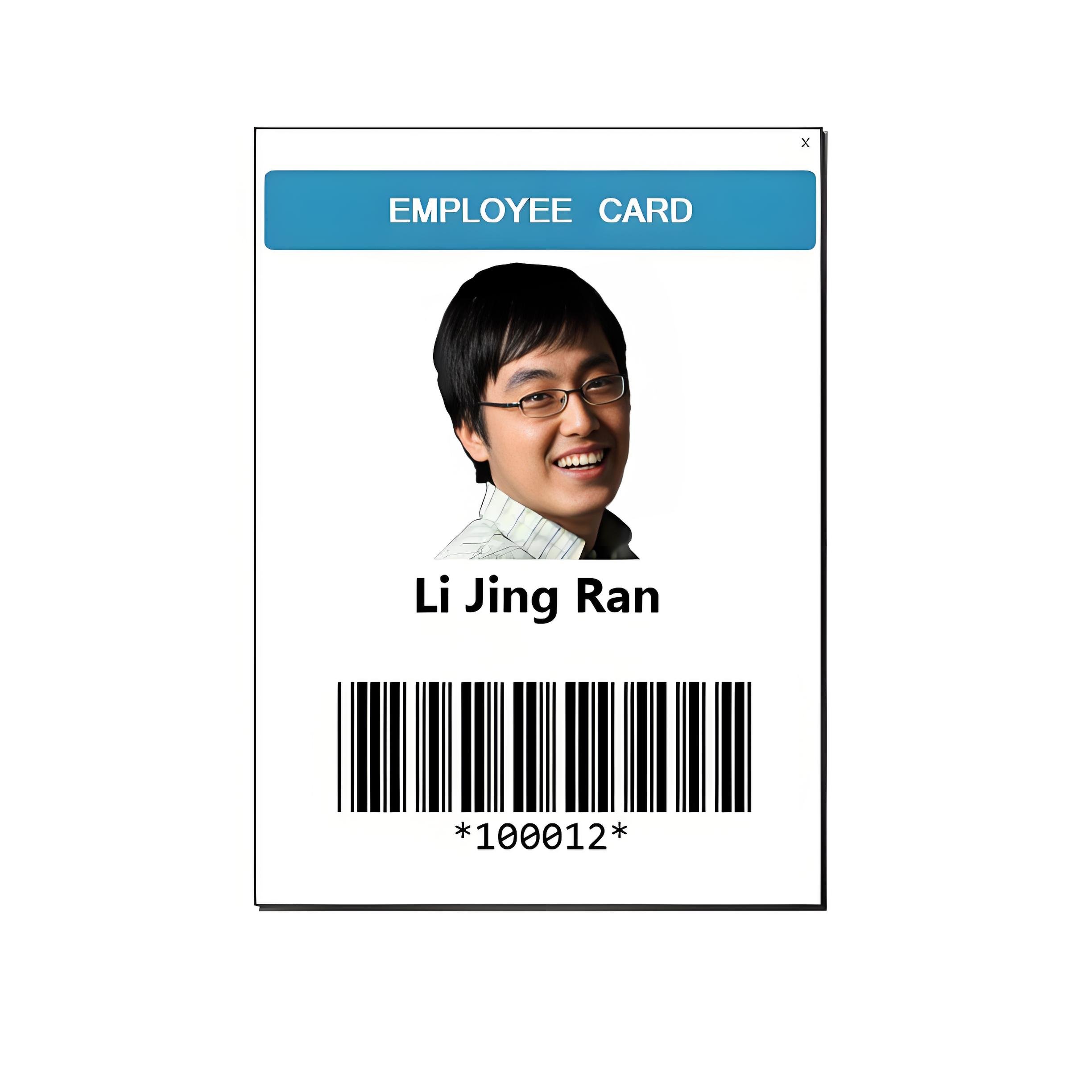 Plastic Photo RFID NFC Pvc Hanging ID Card Digital Identification business cards Employee Card for access control